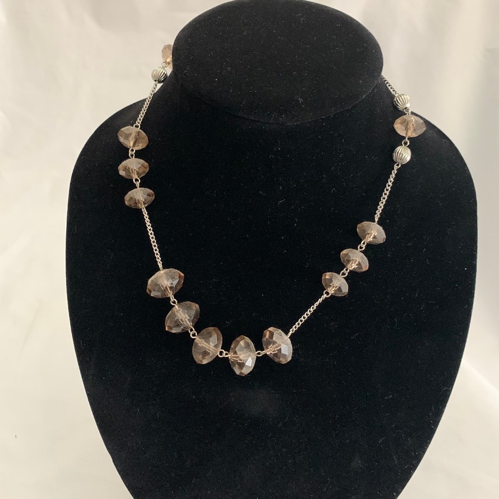 Bijoux Terner Beige Bead 20" Necklace